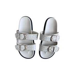 Billini Talon Woven Sandal in Cream Size 6